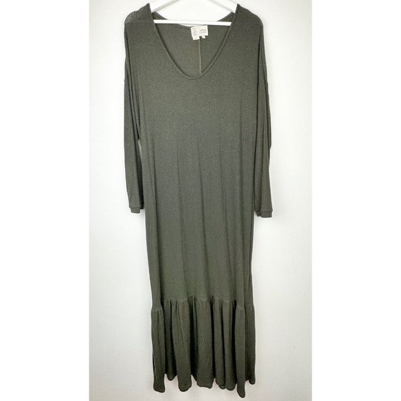 Anthropologie Dresses & Skirts - Anthropologie Saturday Sunday Taylor Flounce Maxi Dress M Maxi Ruffle Oversized